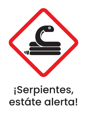 ¡Serpientes, estáte alerta!
