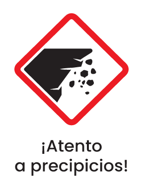 ¡Atento a precipicios!