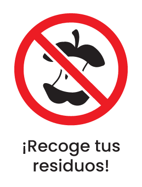 ¡Recoge tus residuos!